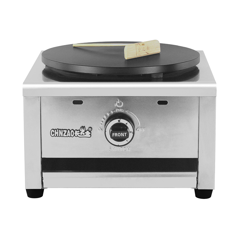 Stainless Steel Teflon Coated Natural Gas/LPG Crepe Maker Machine